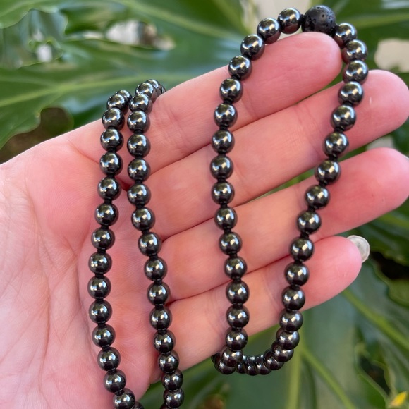 Hematite Meditation Mala necklace/bracelet - Picture 3 of 5